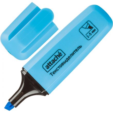 Маркер текстовыделитель Attache Palette 1-5мм голубой HL6010 Маркер текстовыделитель Attache Palette 1-5мм голубой HL6010