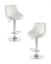 Набор 2 шт Стул барный DOBRIN LOGAN, белый