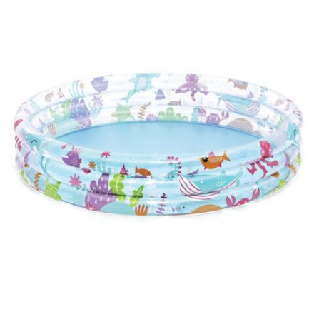 Надувной бассейн детский "Подводный мир", 152х30 см, 282 л, от 2 лет, BESTWAY, 51004