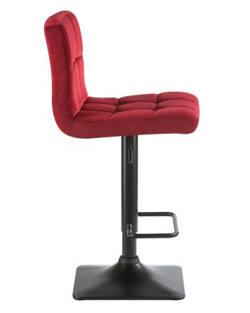 Набор 2 шт Стул барный DOBRIN DOMINIC, бордо велюр (MJ9-43)