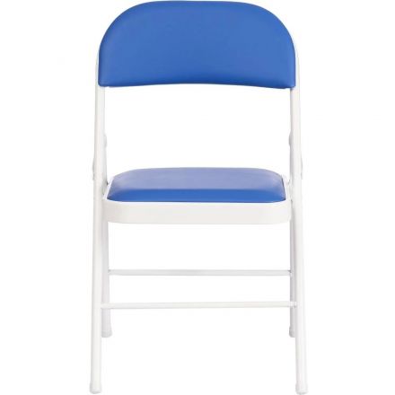Стул складной FOLDER (mod. 3022G) мет, 46.5х47.5х79, син/бел