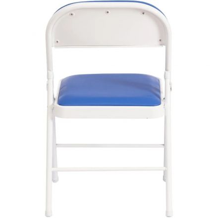 Стул складной FOLDER (mod. 3022G) мет, 46.5х47.5х79, син/бел