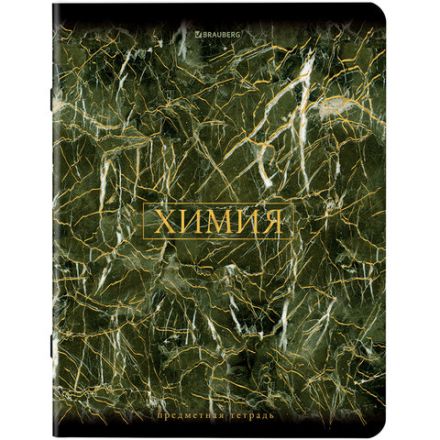 Тетради предметные, КОМПЛЕКТ 12 ПРЕДМЕТОВ, 48 л., SoftTouch, фольга, BRAUBERG, "MARBLE", 404326