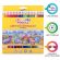 Карандаши цветные ЮНЛАНДИЯ "ДОМИКИ", 24 цвета, шестигранные, грифель 3 мм, 181838
