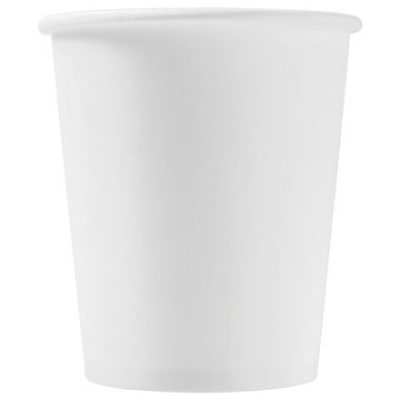 Стакан одноразовый бумажный 250 мл, КОМПЛЕКТ 50 шт., однослойный белый, холодное/горячее, ФОРМАЦИЯ, HB80-280-0000