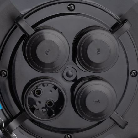 Удлинитель Topfort пласт. КГ 3x2,5 кв.мм 30м 16А 4 гнезда с/з.,с/загл.,IP44