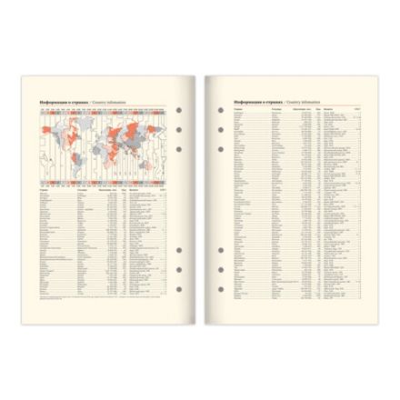 Ежедневник на кольцах в наборе с ручкой А5, 165x229 мм, BRAUBERG "Lux", под кожу, 100 листов, зеленый, 116858