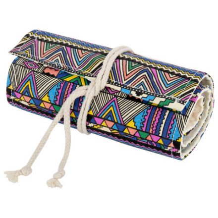 Карандаши цветные стираемые в пенале-скрутке BRAUBERG, 48 цветов + точилка и ластик, 182071