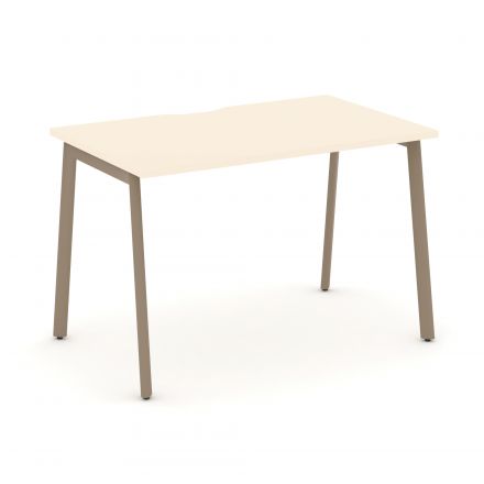 Estetica Стол письменный ES.SP-2-VP Сатин/Латте металл 1180*730*750