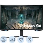 Монитор Samsung OdysseyG3(LS32BG650EIXCI)32/WQHD/VA/240Hz/350cd/5ms/HDMI/DP