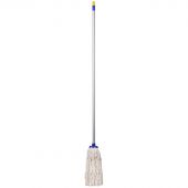 Швабра OfficeClean Professional, ручка 120см, насадка МОП хлопок, ворс 26см, 165г