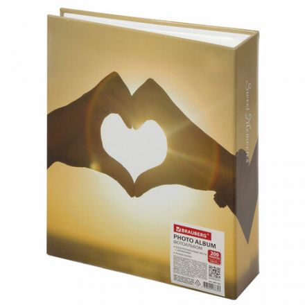 Фотоальбом BRAUBERG "Вместе навсегда" на 200 фото 10х15 см, твердая обложка, термосварка, 391155 Фотоальбом BRAUBERG "Вместе навсегда" на 200 фото 10х15 см, твердая обложка, термосварка, 391155
