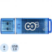 Флеш-память SmartBuy Glossy series 8 Gb USB 2.0 голубая Флеш-память SmartBuy Glossy series 8 Gb USB 2.0 голубая