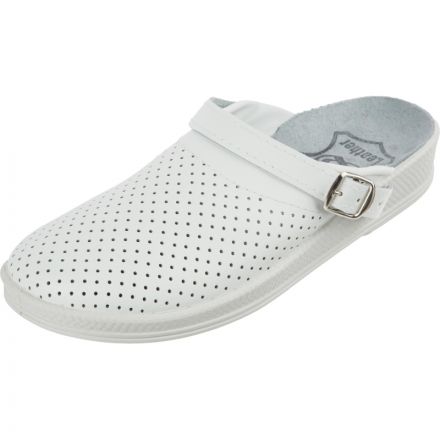 Сабо муж.нат.кожа цв.белый(р.43) (10-12-7)