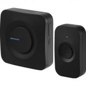 Звонок дверной беспроводной c цифровым кодированием черный Rexant