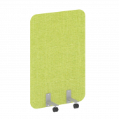 R-line soft Перегородка на металлических опорах, на роликах AP.R-80-120 Romeo 07/Серый металл 800*18*1200