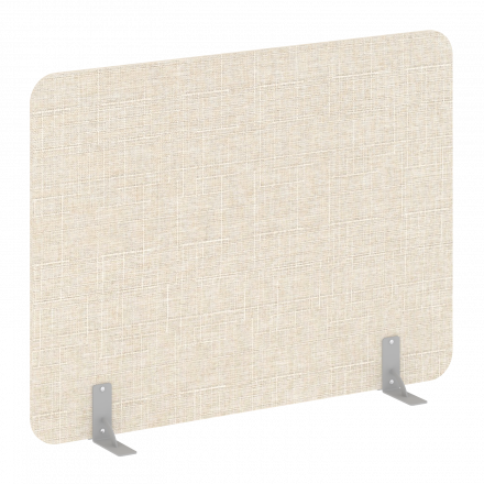 R-line soft Перегородки на металлических опорах на фетровых подпятниках AP.F-160-120 Romeo 02/Серый металл 1600*18*1200