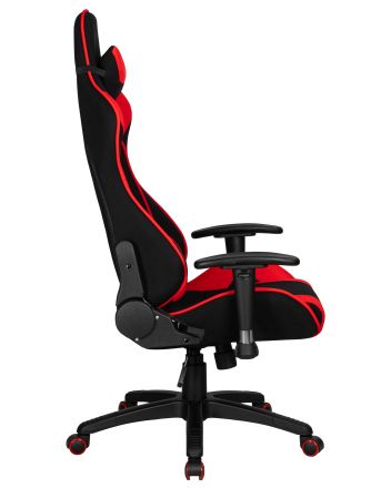 Кресло игровое DOBRIN DALLAS, черно-красная ткань Кресло игровое DOBRIN DALLAS, черно-красная ткань