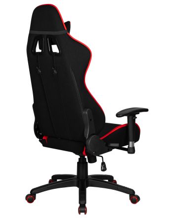 Кресло игровое DOBRIN DALLAS, черно-красная ткань Кресло игровое DOBRIN DALLAS, черно-красная ткань