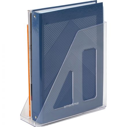 Вертикальный накопитель Attache пластиковый прозрачный ширина 70 мм