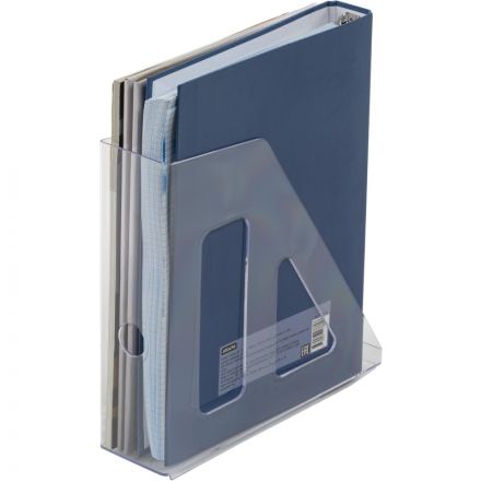 Вертикальный накопитель Attache пластиковый прозрачный ширина 70 мм