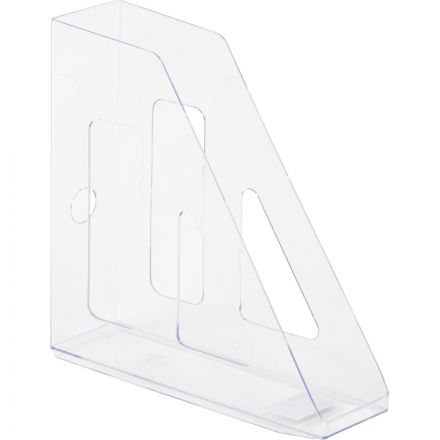Вертикальный накопитель Attache пластиковый прозрачный ширина 70 мм