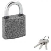 Замок навесной KD (25xd=4) металл хром/серый (2кл)