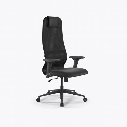 Кресло Sit 8 B1-9D - X2+Extra /Uh00/Wh12/D02P(M09.B11.G19.W02) Черный