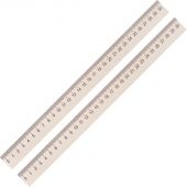 Линейка № 1 School деревянная 30 см (2 штуки в упаковке)