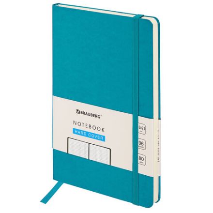 Блокнот А5 (130х210 мм), BRAUBERG ULTRA, балакрон, 80 г/м2, 96 л., в точку, бирюзовый, 113043 Блокнот А5 (130х210 мм), BRAUBERG ULTRA, балакрон, 80 г/м2, 96 л., в точку, бирюзовый, 113043