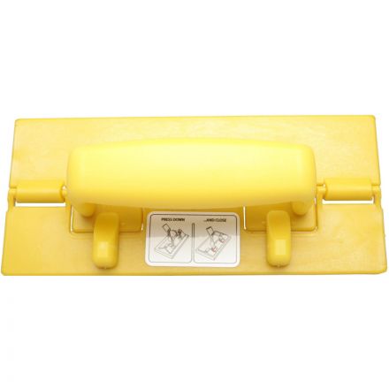 Держатель ПАДа 230х100 мм FBK,с резьбой д/рукоятки, желтый 27101-4