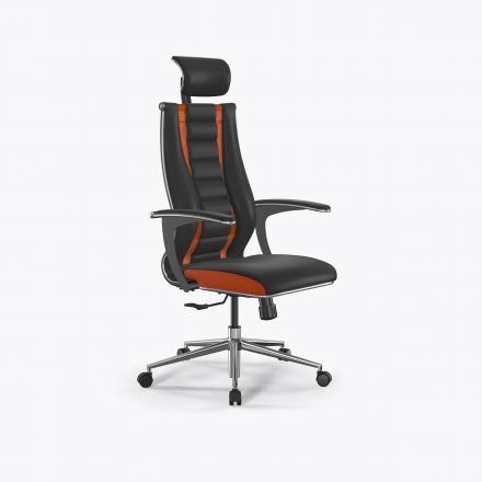Кресло SynchroSit 10 B2-160U - X2+Extra /Km39/Wm12/U0mL-b/H13mL-1DF(M20.B23.G18.W01) Черный-Оранжевый