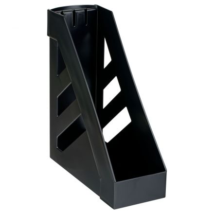 Лоток для бумаг вертикальный СТАММ "Стандарт", черный, ширина 100мм Лоток для бумаг вертикальный СТАММ "Стандарт", черный, ширина 100мм