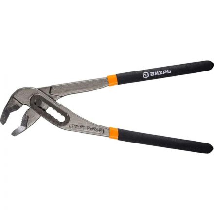 Клещи переставные,250 мм.,обливные рукоятки Вихрь 73/6/3/4