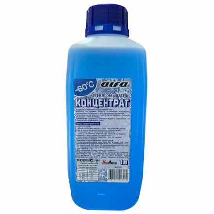 Жидкость незамерзающая концентрат 1 л, ALFA, -60 °С, основа изопропиловый спирт (безопасная)