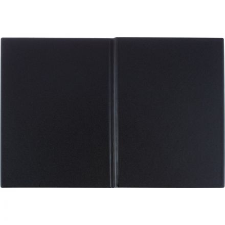 Папка адресная На подпись А4 ПВХ черная