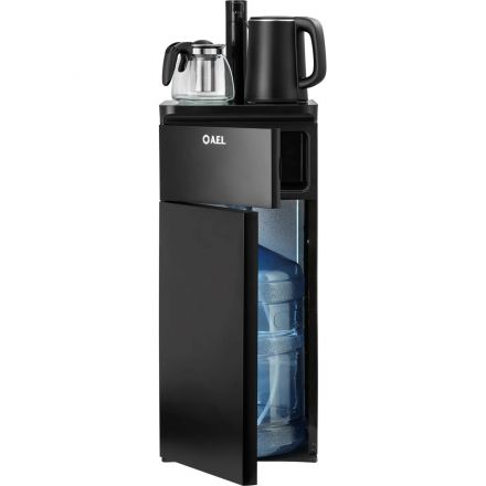 Кулер AEL LK-AEL-53a black, с чайным столиком Тиабар