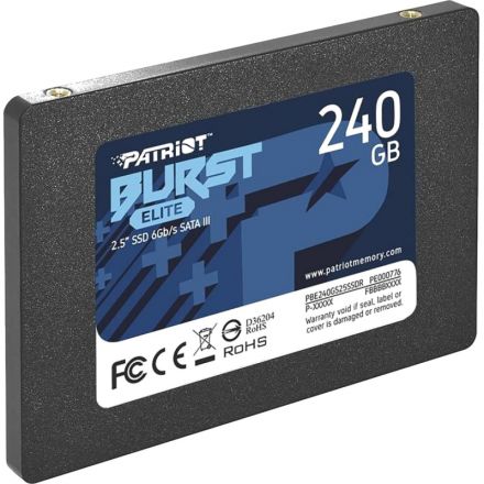 SSD накопитель Patriot BURST ELITE 2.5 240GB SATA(PBE240GS25SSDR)