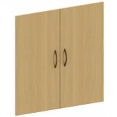 Двери MON_Канц низкие Лдсп (2шт.) ДК32.10 бук