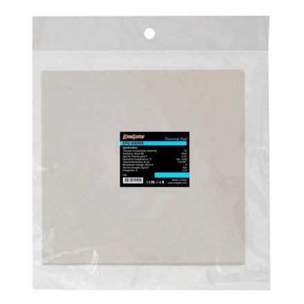 Термопрокладка ExeGate EPG-6WMK (50x50x0.5 mm, 6 Вт/ (мК)) (EX282357RUS)