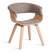 Стул VIMTA (mod.8021) дерево / ткань, 69х56х77 см, натуральный/бежевый, Aimcasa 5 Стул VIMTA (mod.8021) дерево / ткань, 69х56х77 см, натуральный/бежевый, Aimcasa 5