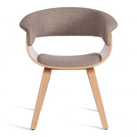 Стул VIMTA (mod.8021) дерево / ткань, 69х56х77 см, натуральный/бежевый, Aimcasa 5