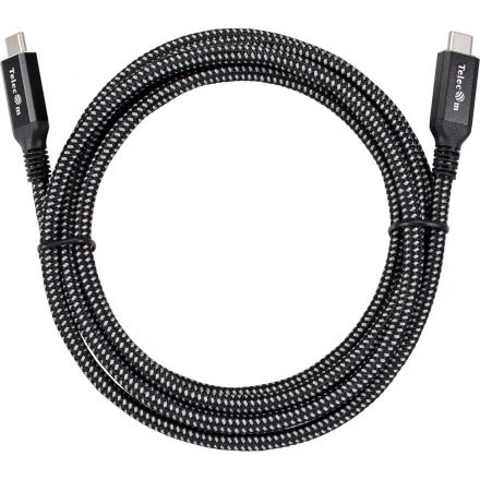 Кабель USB4 TypeCM/CM 8K@30Hz, 40GBps, PD 240W, медь Telecom 2м <TUS840-2M