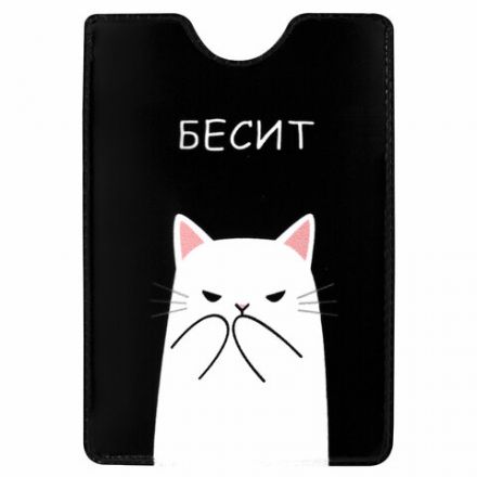 Обложка-карман для карт и пропусков с вырезом "Cool Mix", 95х65 мм, 10 дизайнов ассорти, ПВХ, STAFF, 238878