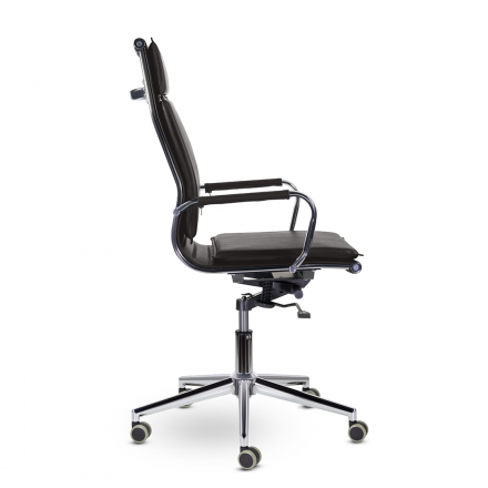 Кресло СН-301 Кайман Комфорт В хром Ср S-0429 (шоколадный) Кресло СН-301 Кайман Комфорт В хром Ср S-0429 (шоколадный)