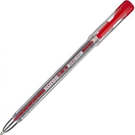 Ручка шариковая одноразовая Kores K11 красная (толщина линии 0.7 мм) Ручка шариковая одноразовая Kores K11 красная (толщина линии 0.7 мм)