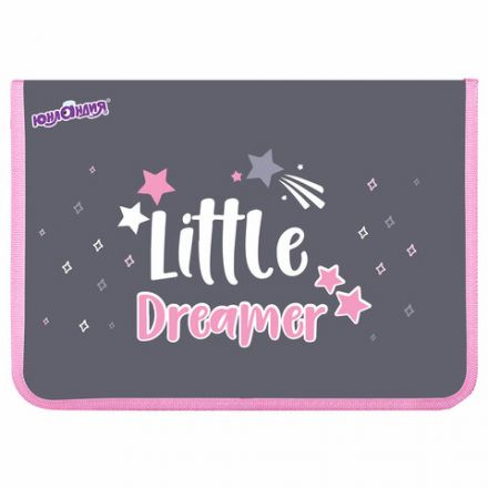 Папка для труда на молнии ЮНЛАНДИЯ А4, 1 отделение, откидная планка, органайзер, "Anime dreamer", 273393