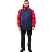 Куртка рабочая зимняя з41-КУ цв. синий/красный (р.44-46) 170-176