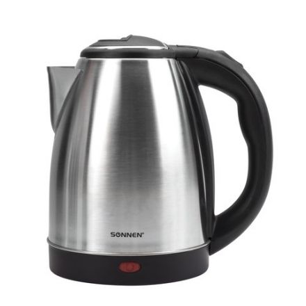 Чайник CROMEX (КРОМЕКС) KT-115, 1,5 л, 1500 Вт, закрытый нагревательный элемент, нержавеющая сталь, серебристый, 452925