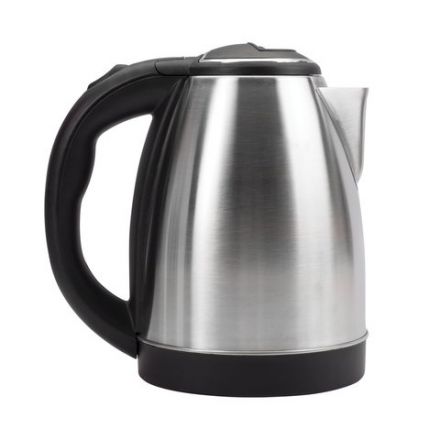 Чайник CROMEX (КРОМЕКС) KT-115, 1,5 л, 1500 Вт, закрытый нагревательный элемент, нержавеющая сталь, серебристый, 452925